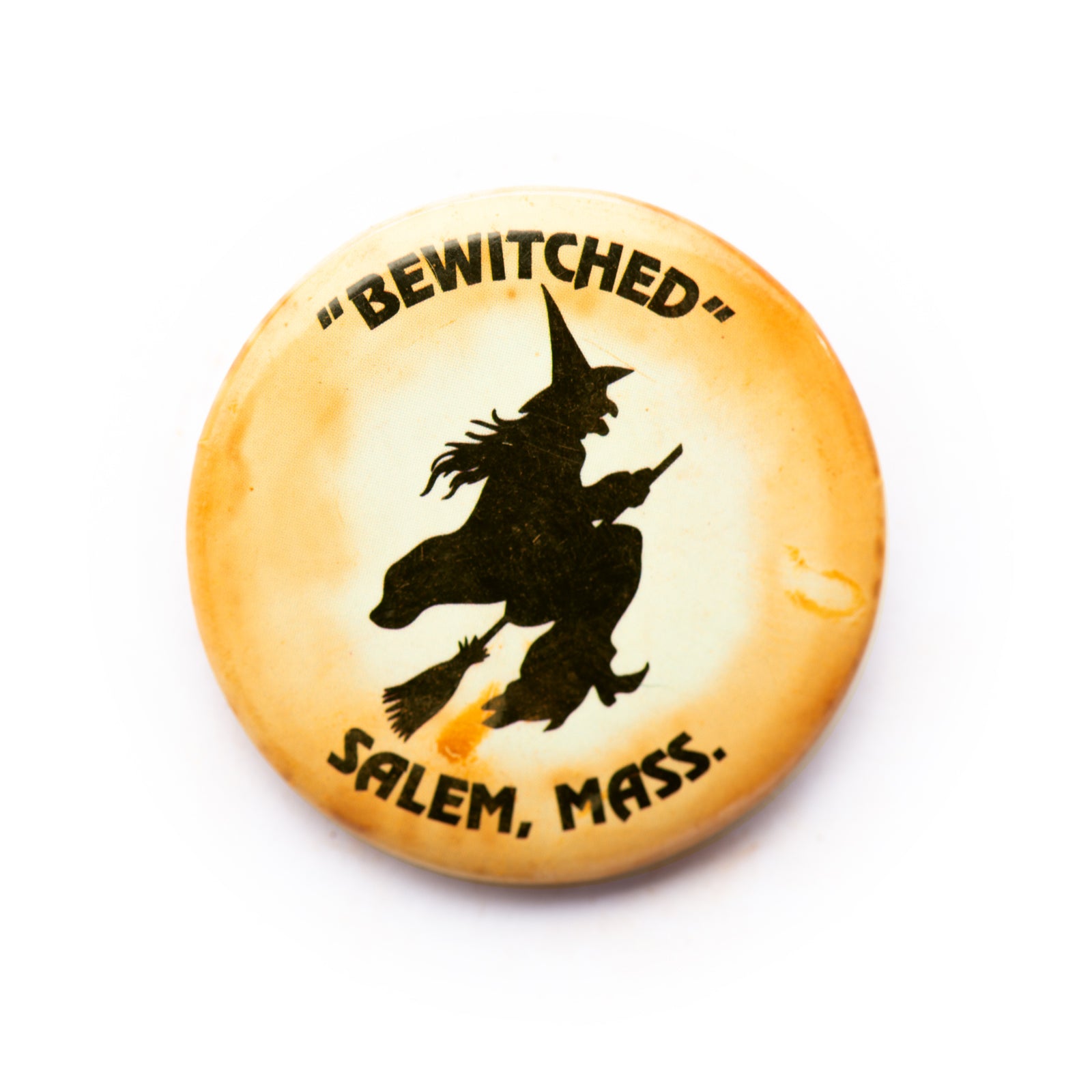 "Bewitched" button pin