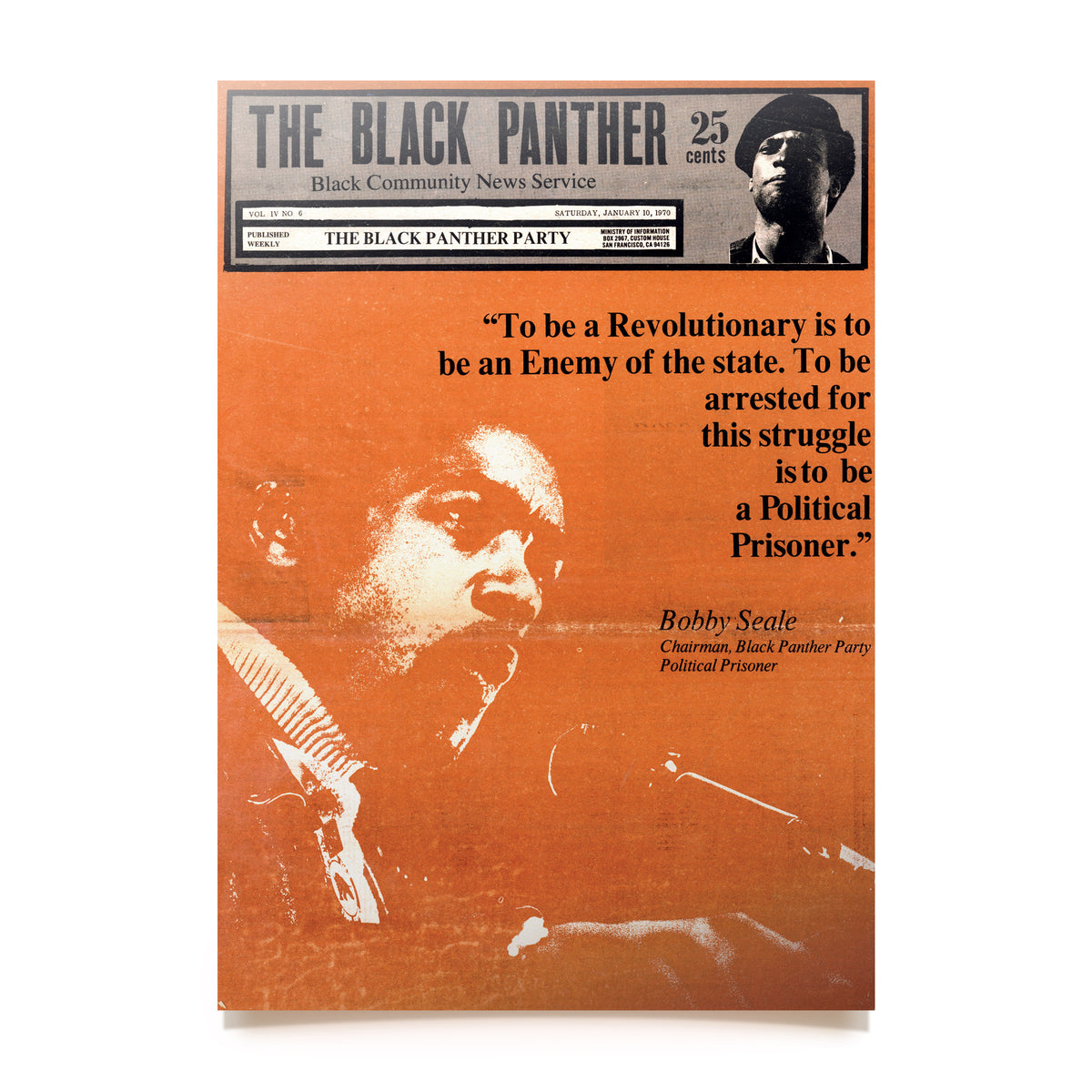 The Front Page Poster: Bobby (A2 size) – The Radical Media Archive