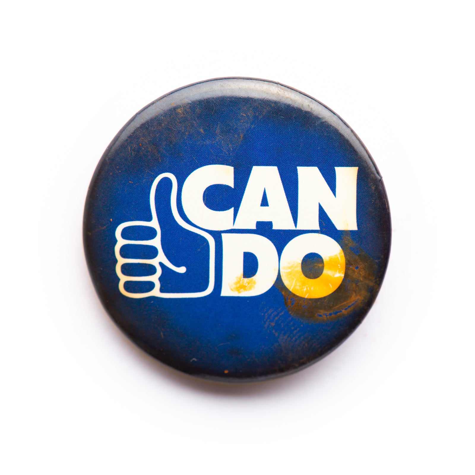 "Can Do" button pin