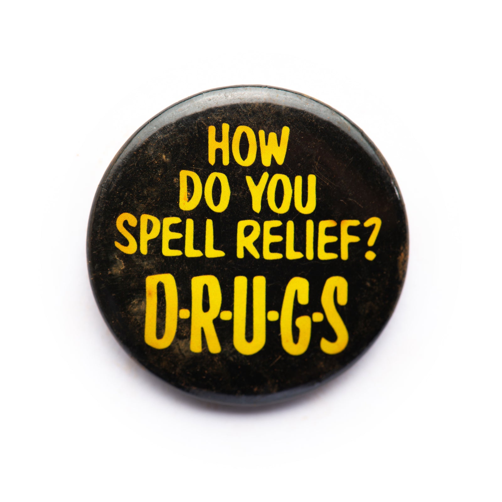 "How Do You Spell…" button pin