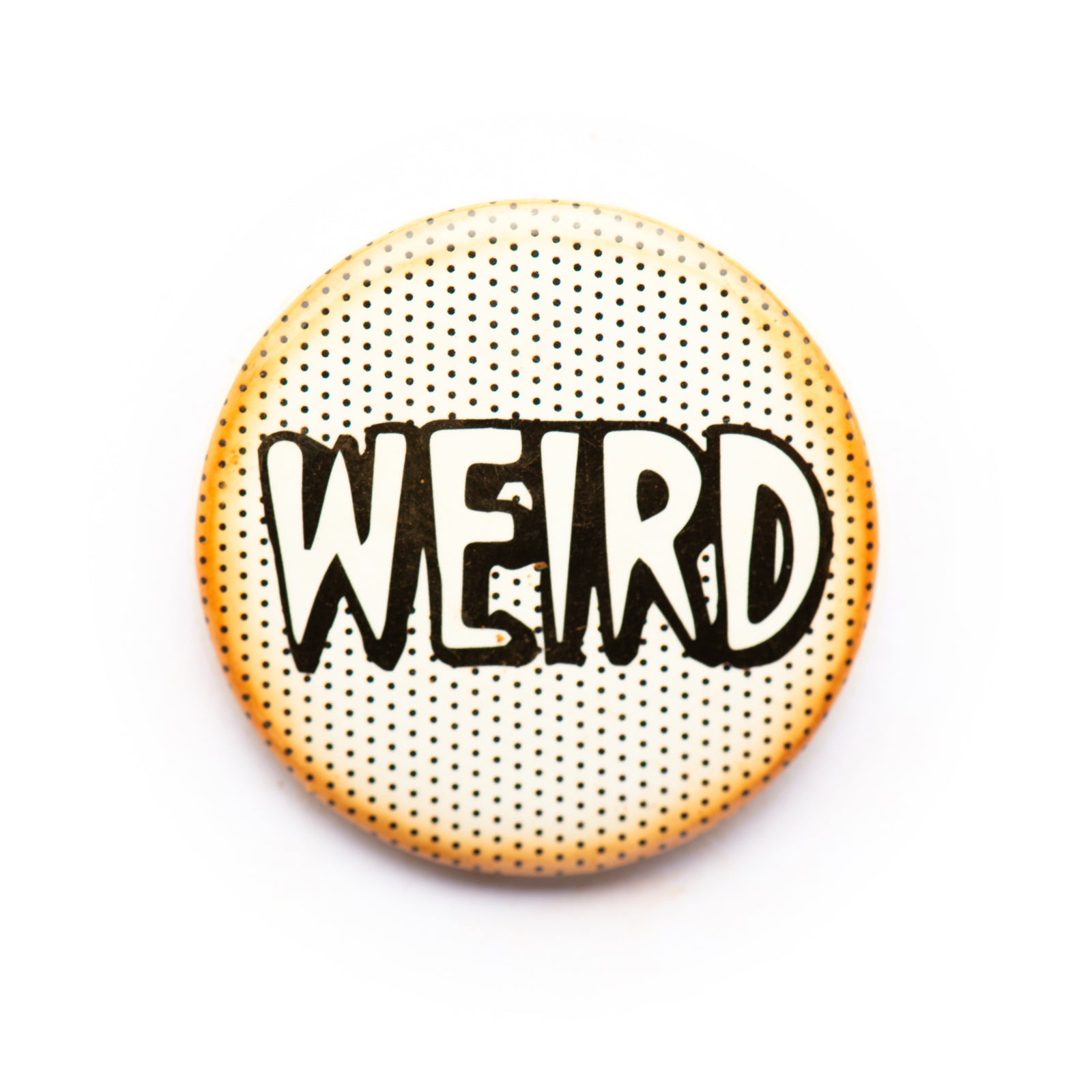 "Weird" button pin