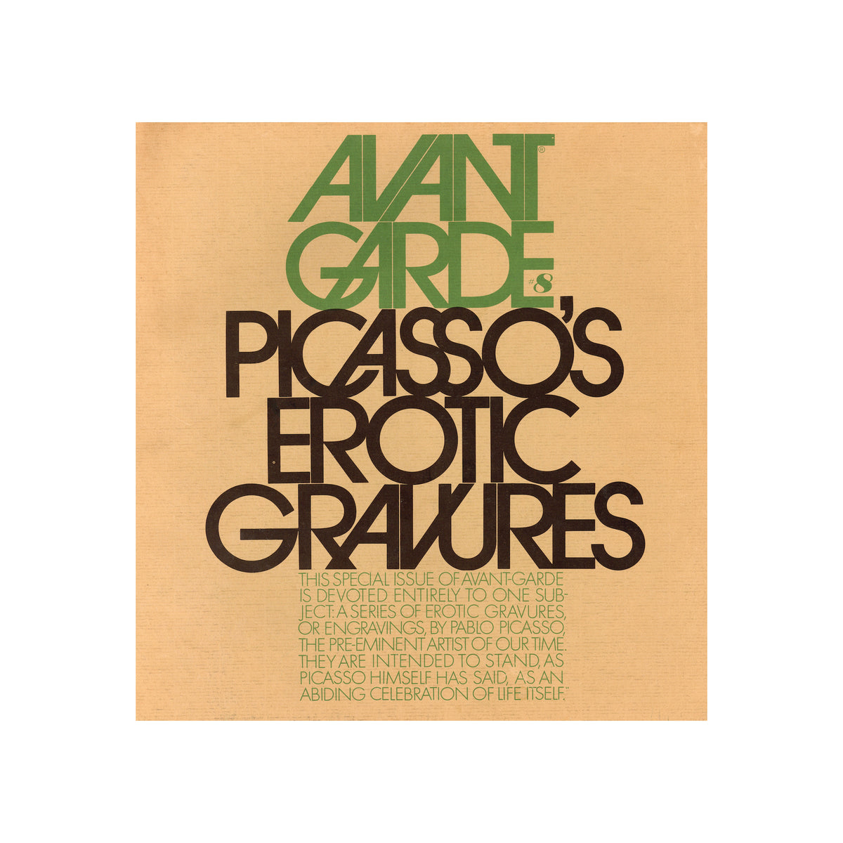 AVANT GARDE n°8 (September 1969)