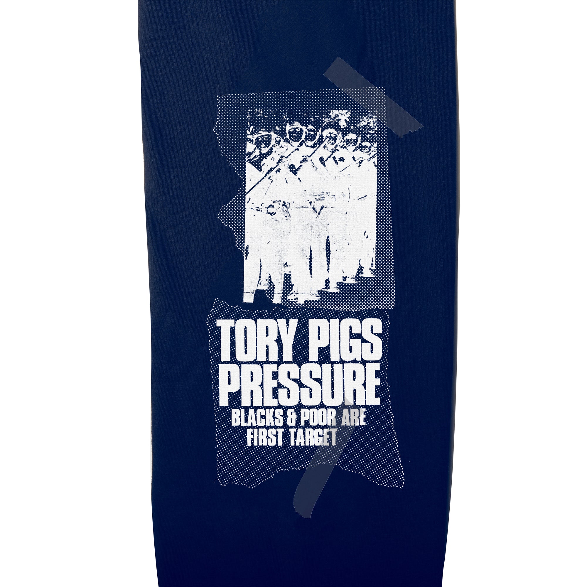 The Press Review Shirt: P*lice (long sleeve navy shirt)