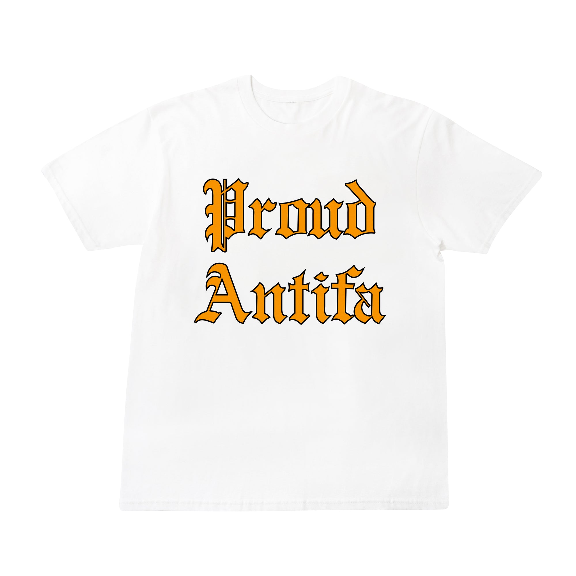 Proud Antifa White T-shirt