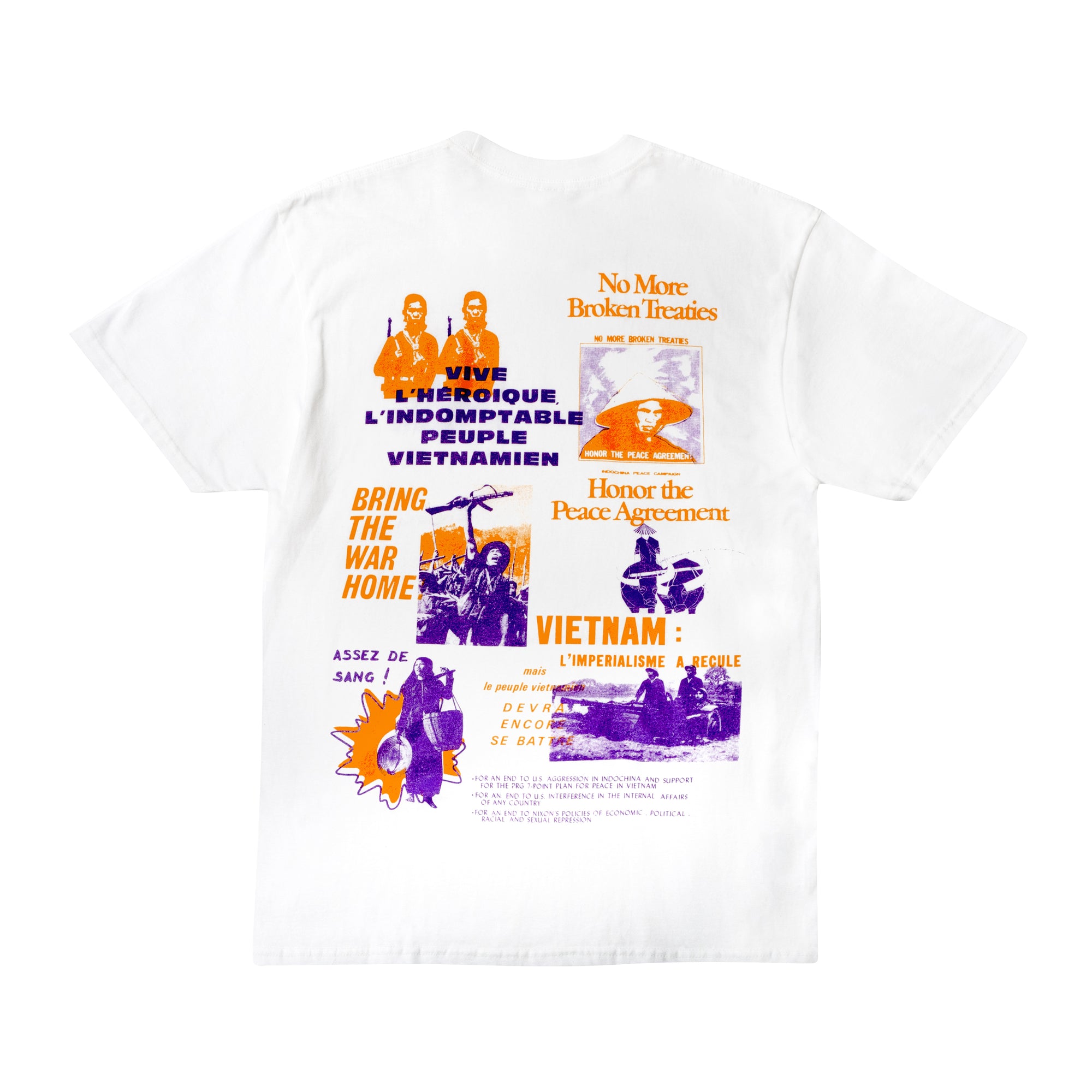 The Press Review Shirt: Viet Nam (short sleeve white shirt)
